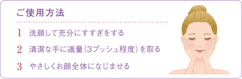 ジェルご使用方法